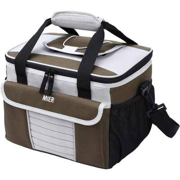 Large Lunch Box for Men, 18 Cans Soft Lunchbox Cooler Bag Insulated Lunch Bags